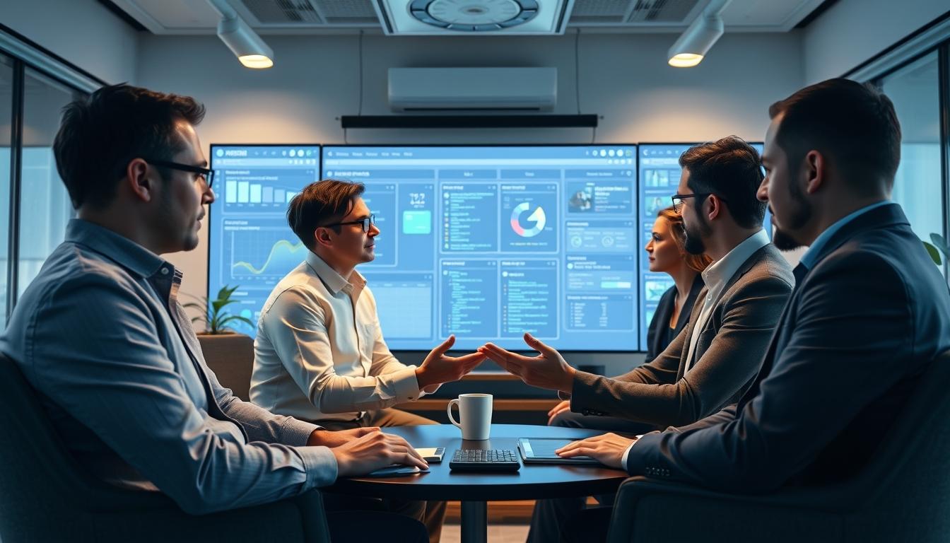 Business software planning session